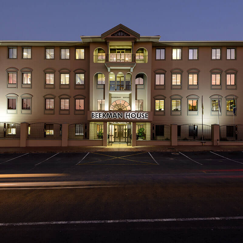 Front view of Beekman House, the corporate offices of the Beekman Group
